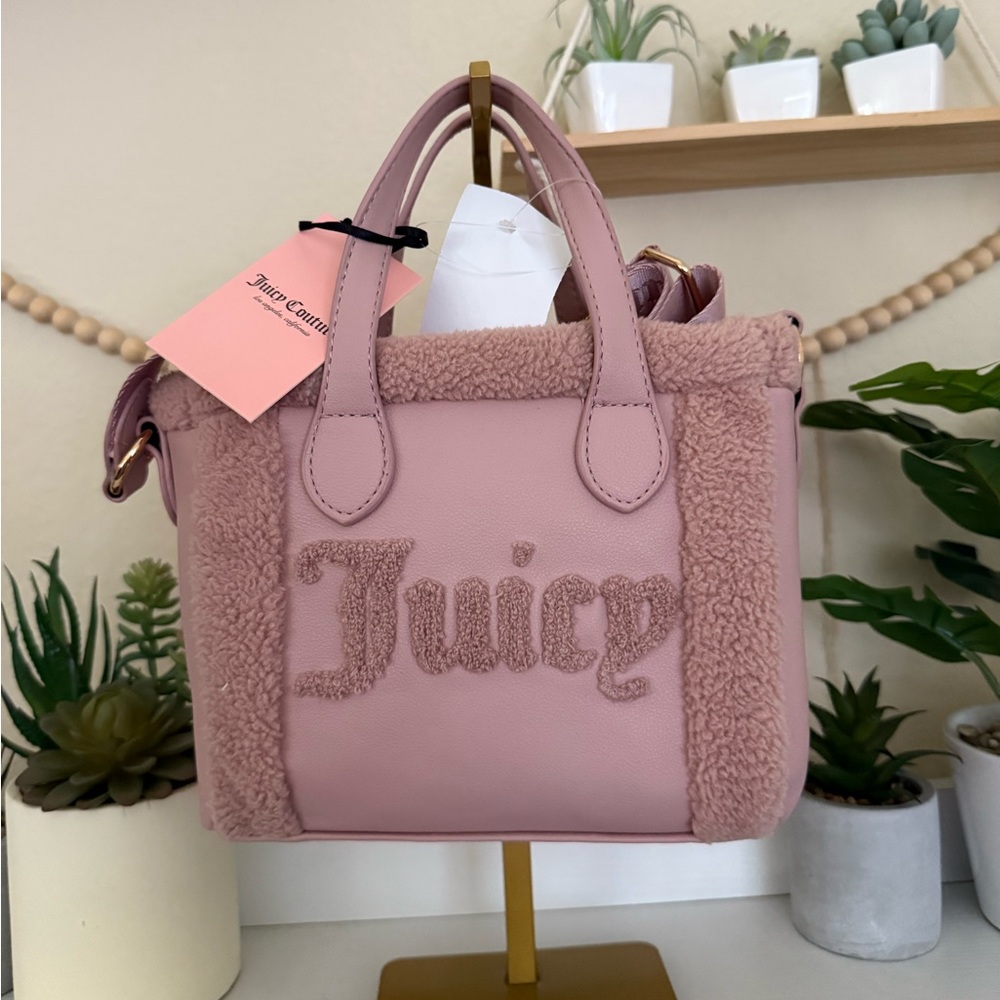 Juicy Couture Pink Silver Lining Mini Tote